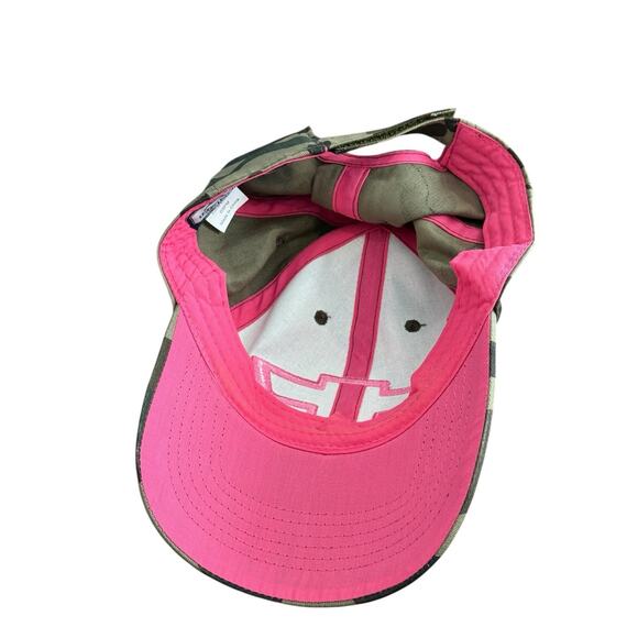 Chevy Chevrolet Camo Pink Hat Baseball Cap GM Camouflage Women's Adjustable - Picture 8 of 9